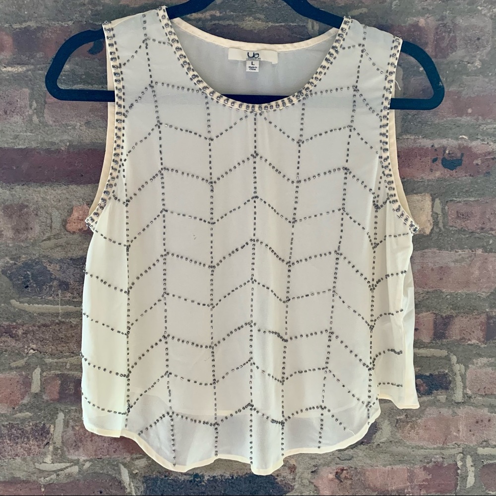 Ya Los Angeles Beaded Tank